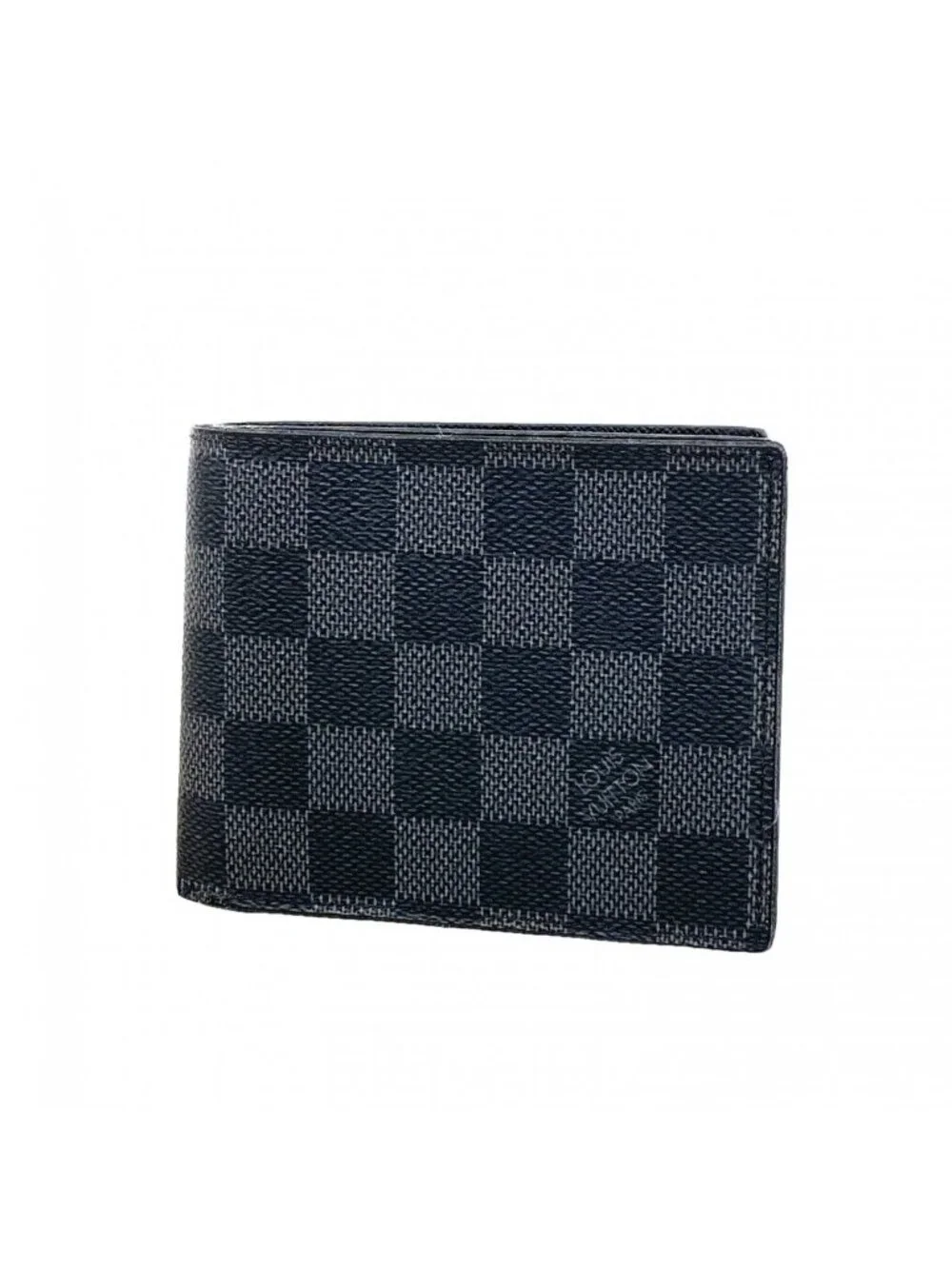 Louis Vuitton Wallet Damier Graphite Portefeuille Amerigo NM Black